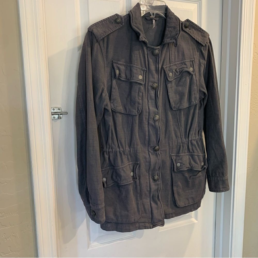 Free People Not Your Brothers Surplus Jacket Size Small - Picture 7 of 13